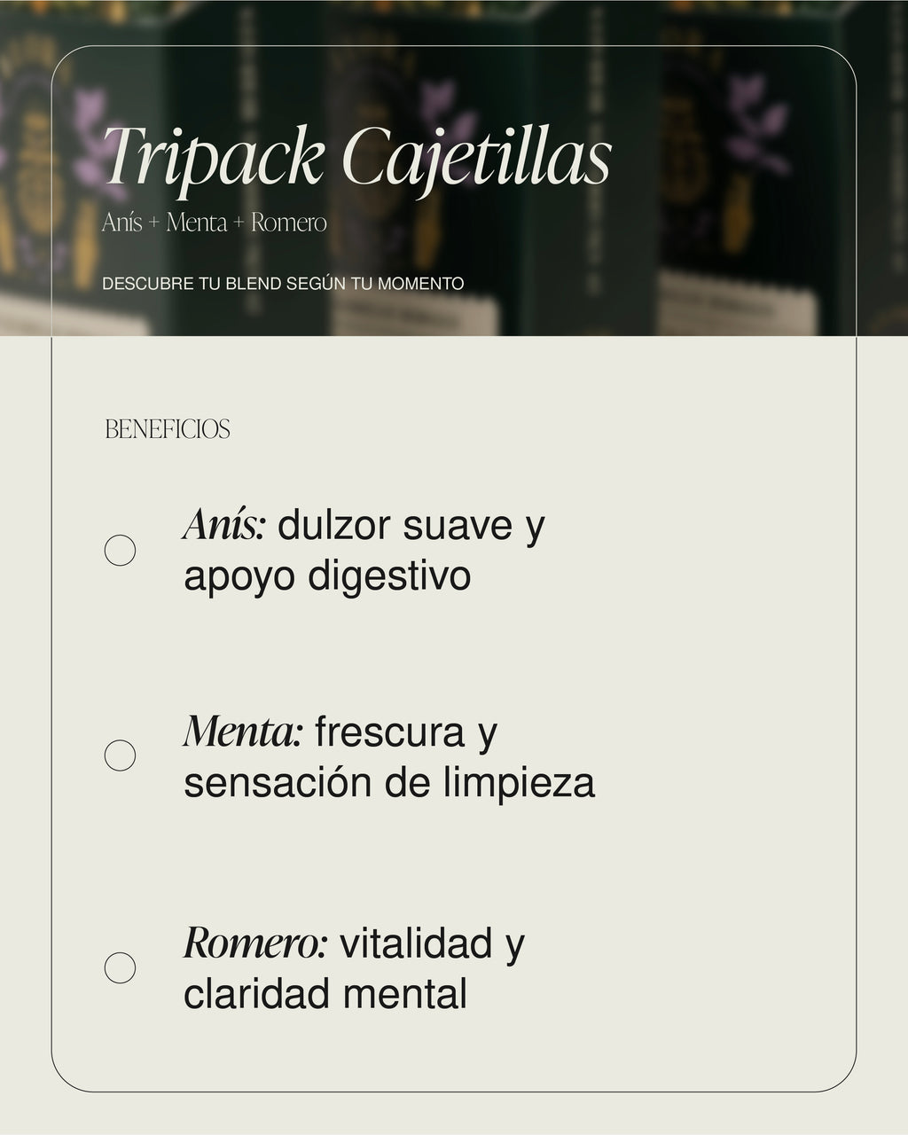 Tripack Cajetilla