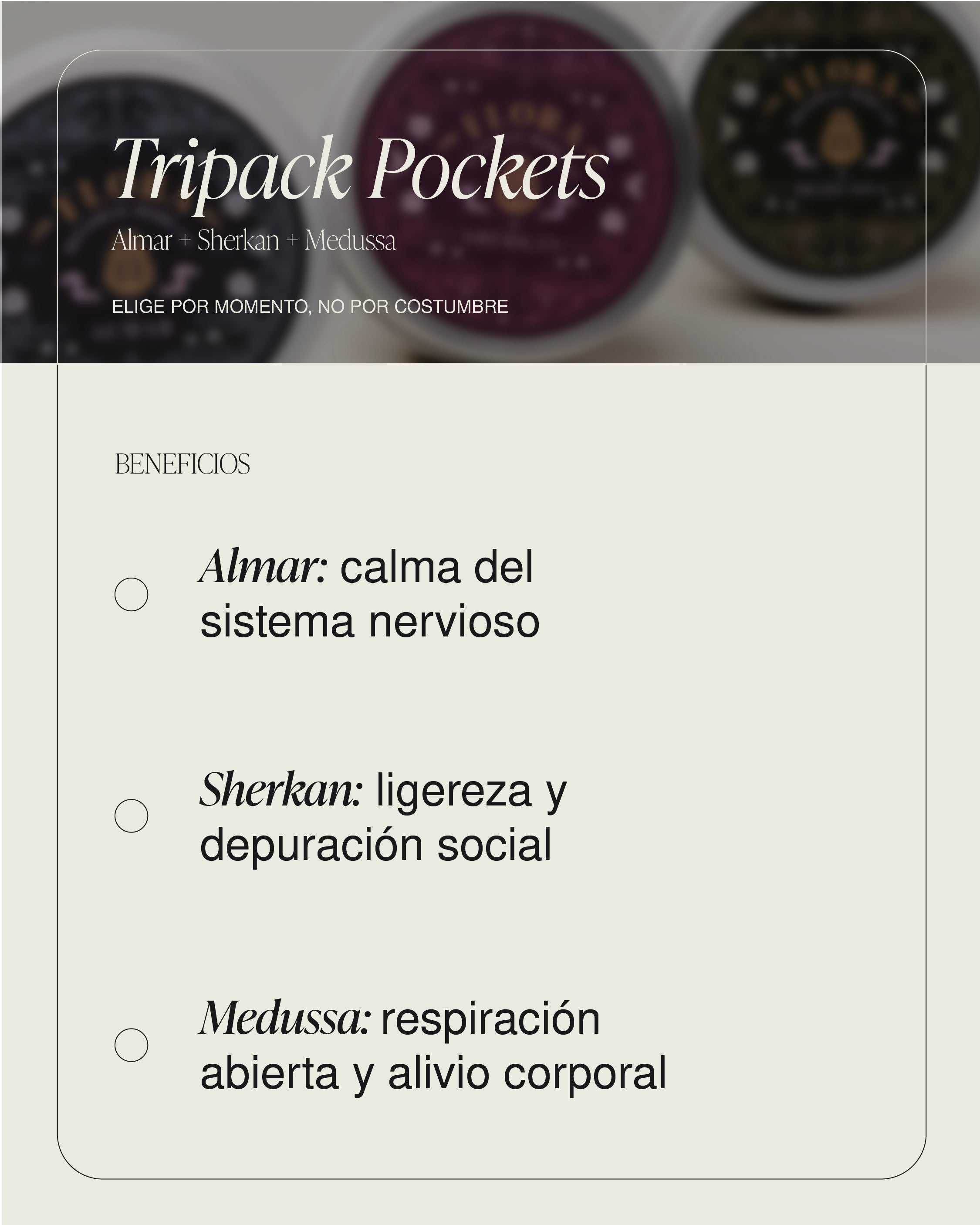 Tripack Pocket