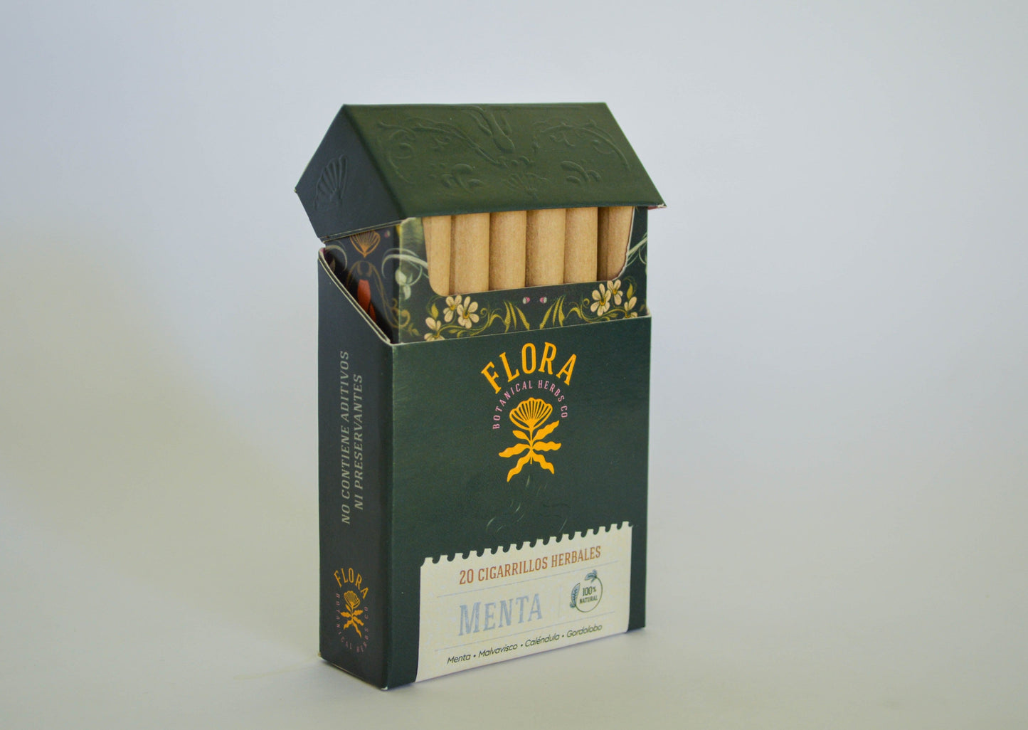 Cajetilla 20 cigarrillos herbales